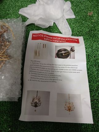 Lampara Candelabros de cristal K9 Lámpara colgante