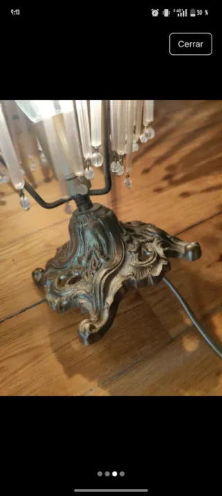 Lámpara de mesa vintage