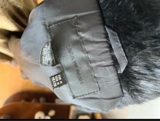 Gabardina mujer con pelo