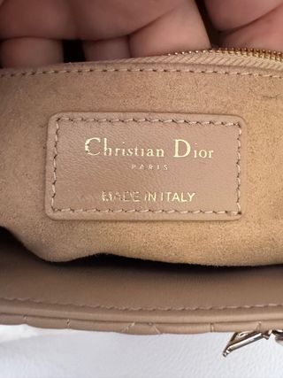 Bolso Lady Dior Grande Beige