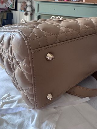 Bolso Lady Dior Grande Beige