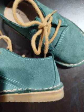 Zapatitos Zara Verde Talla 22