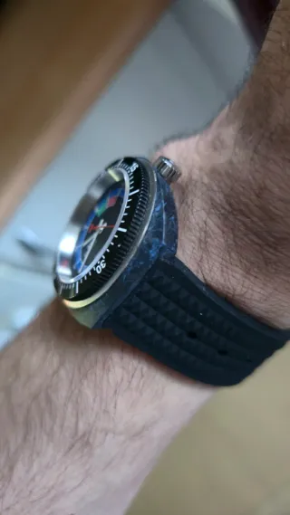 Tissot Sideral S - Carbono y Azul