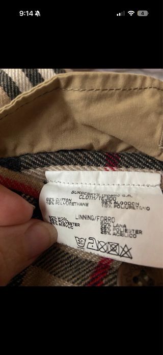 Chaleco Burberry Clásico