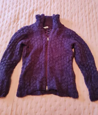 Chaqueta punto Mohair Niña Made in Italy 12 anos