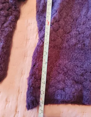 Chaqueta punto Mohair Niña Made in Italy 12 anos