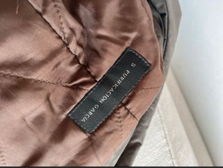 Gabardina mujer con pelo