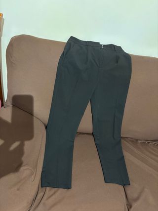 Pantalón elegante hombre negro