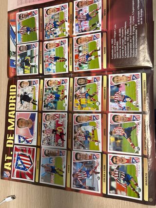 Álbum de cromos de fútbol para recuperar