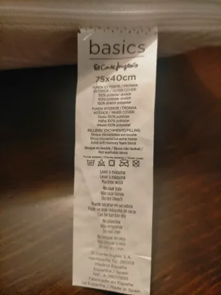 Almohada Viscoelástica 75x40 cm Nueva