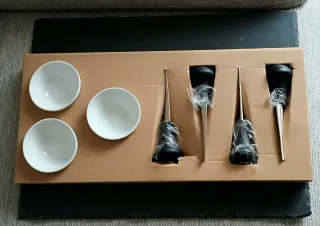 Nuovo: Set Formaggi Bialetti piatto in pietra.