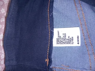 Pantalón premamá vaquero azul