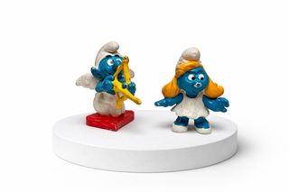 Lote de figuras coleccionables de Los Pitufos