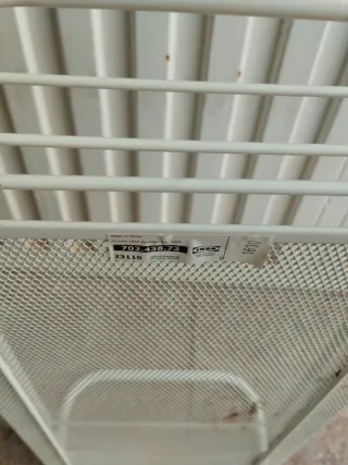 Estantería Metal Ikea Hornavan Blanca 26x48x77cm