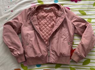 Chaqueta bomber rosa