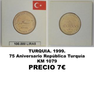 Lotes monedas Turquía