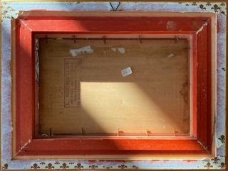 Óleo antiguo escuela francesa c. 1920