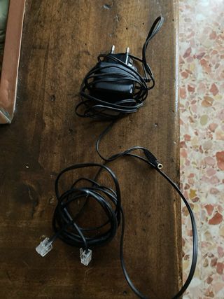 Trasformatore Alimentatore più cavo telefono fisso