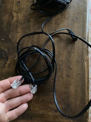 Trasformatore Alimentatore più cavo telefono fisso