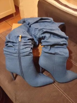 Botas altas vaqueras mujer