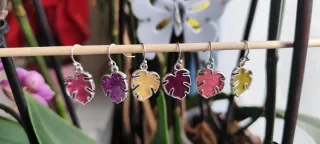 Pendientes Flor natural