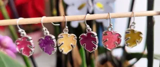 Pendientes Flor natural