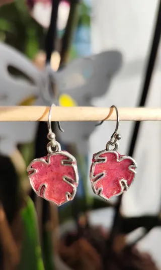 Pendientes Flor natural