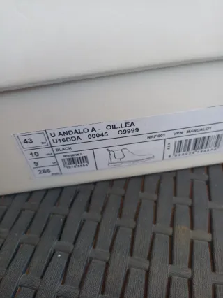 Scarpe Geox Uomo Stivaletti Pelle Neri 43