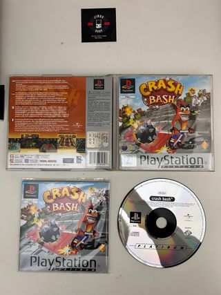 Playstation 1 con gioco Crash Bash