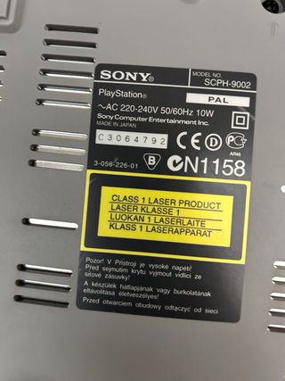 Playstation 1 con gioco Crash Bash