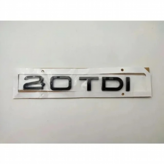 Emblema Logo AUDI 2.0 TDI negro