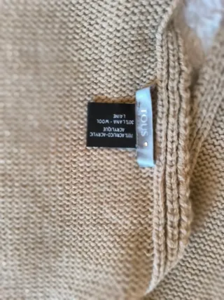 Bufanda Tous Beige con Bolsillos y Osito