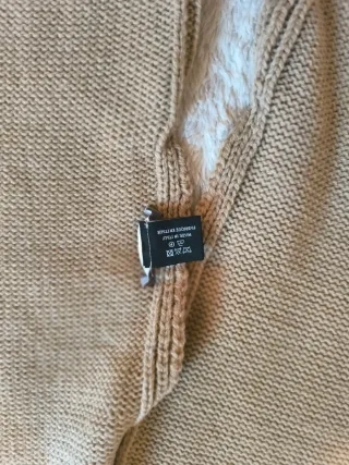 Bufanda Tous Beige con Bolsillos y Osito