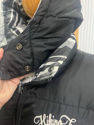 Abrigo reversible plumífero