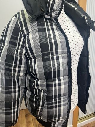 Abrigo reversible plumífero