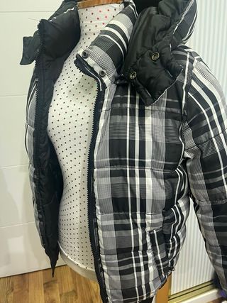 Abrigo reversible plumífero