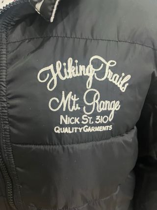 Abrigo reversible plumífero