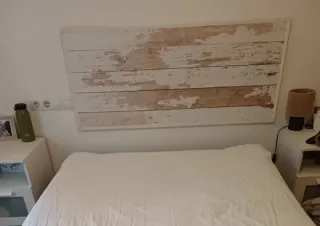 Cabecero de cama estilo rústico