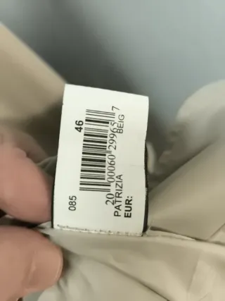 Gabardina Camomilla Beige Talla 46 Elegante