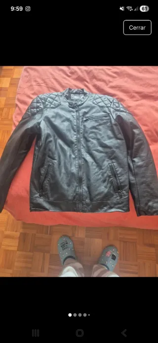 2 Cazadoras polipiel cuero nuevas. 18 euros