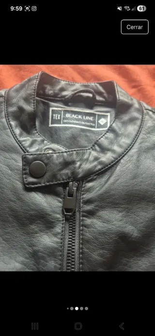 2 Cazadoras polipiel cuero nuevas. 18 euros