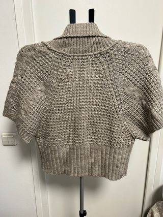 Chaqueta Chaleco Mujer Beige Talla XL