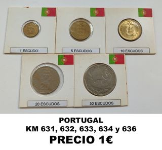 Lotes monedas Portugal