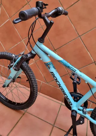 Bicicleta de montaña Rockrider ST 500 24 Azul