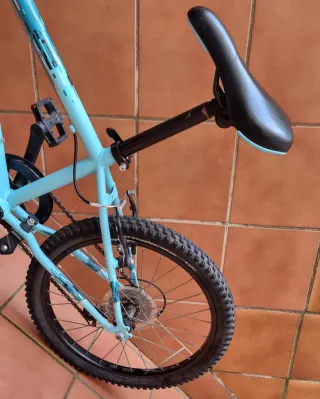 Bicicleta de montaña Rockrider ST 500 24 Azul