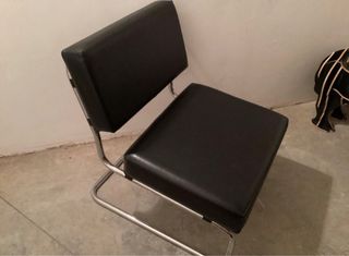 Poltrona Design Bauhaus Vintage Nero