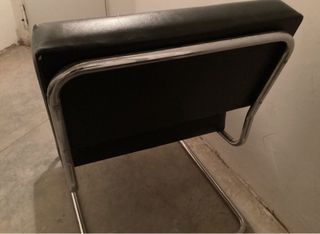 Poltrona Design Bauhaus Vintage Nero