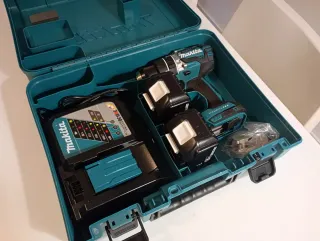 Kit profesional Makita DHP484Z + Cargador+2 bat6Ah