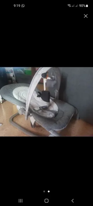 Mecedora Bebe Chicco Gris