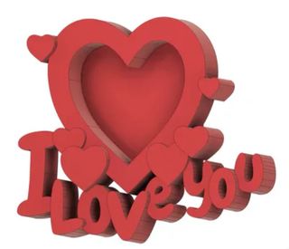 Marco de fotos Corazón San Valentín